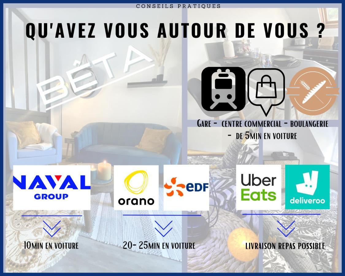 # Beta # Netflix & Wifi Lägenhet Cherbourg-en-Cotentin Exteriör bild